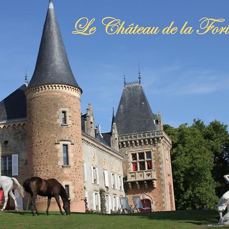 Chateau De La Forie Saint-Etienne-sur-Usson Buitenkant foto